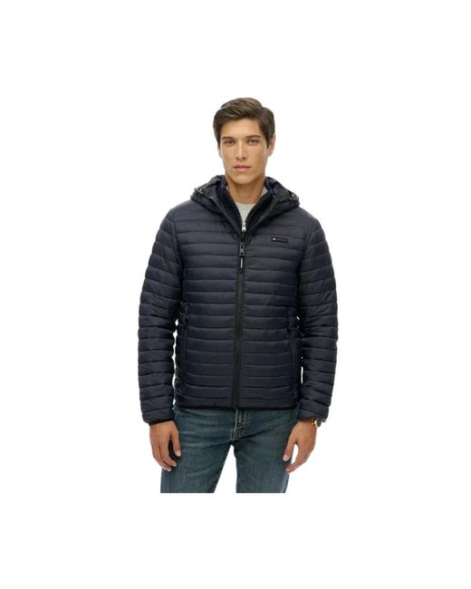 Superdry Jassen ,Blauw ,Fuji Lite Puffer Vest in het Blue voor heren