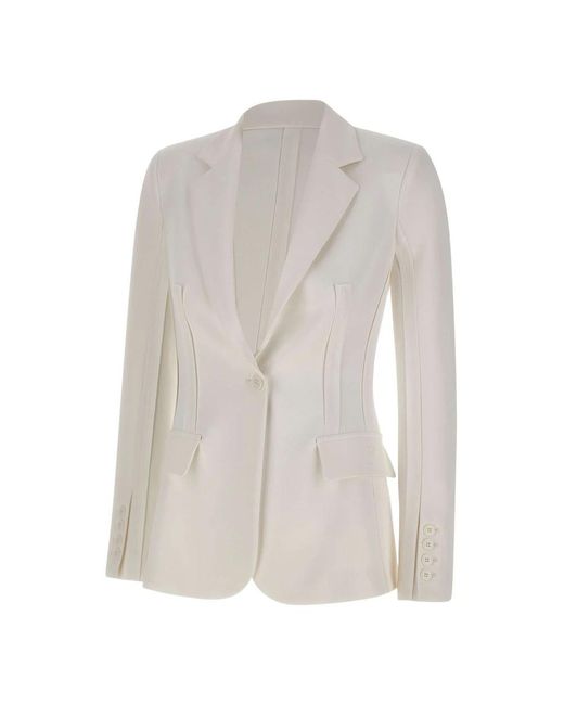 Elisabetta Franchi White Blazers