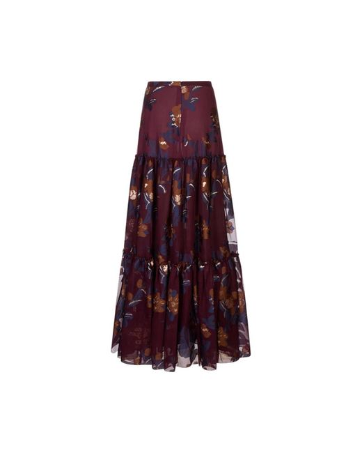 Etro Purple Maxi Skirts