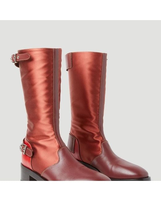 DURAZZI MILANO Red High Boots