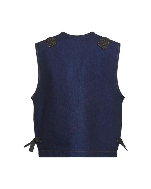 Stone Island Vests in het Blue voor heren