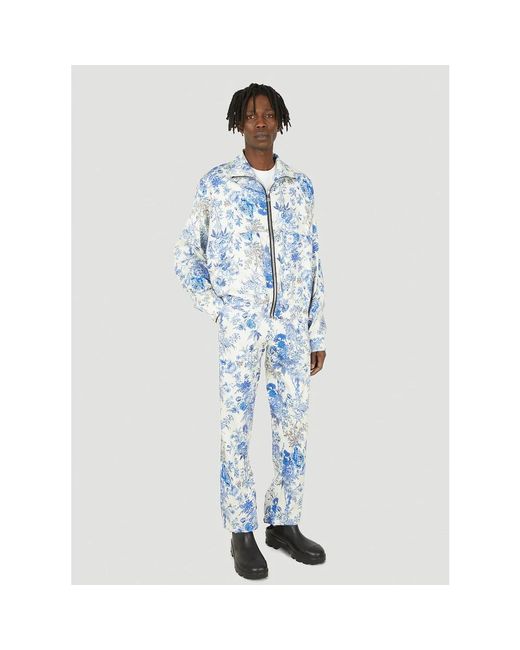 (DI)VISION Blue Sweatpants for men