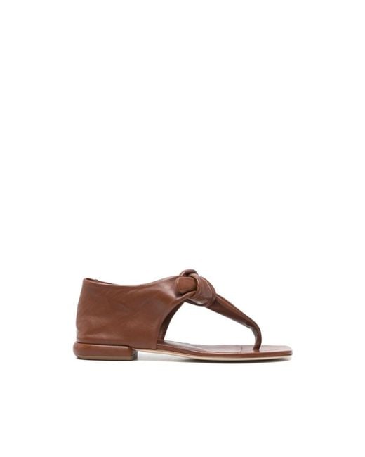 Officine Creative Brown Flip Flops
