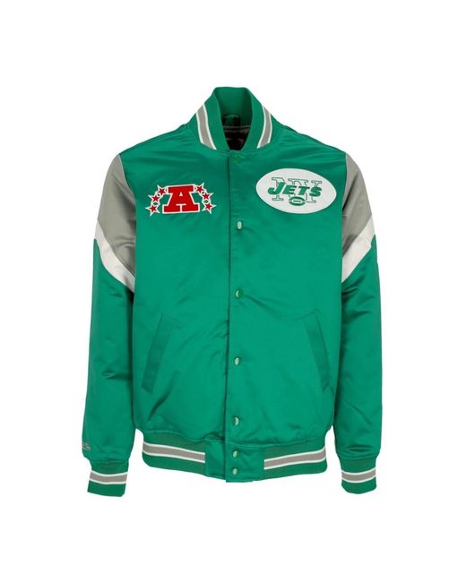 Mitchell & Ness Bomber Jackets in het Green voor heren