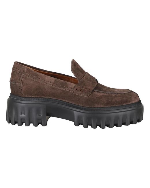Hogan Brown H700 Loafer
