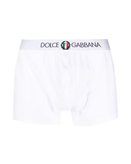 Dolce & Gabbana White Bottoms for men