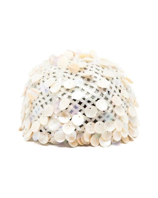 Alanui White Beanies