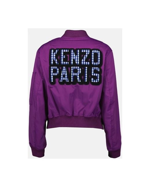 KENZO Purple Bomber Jackets