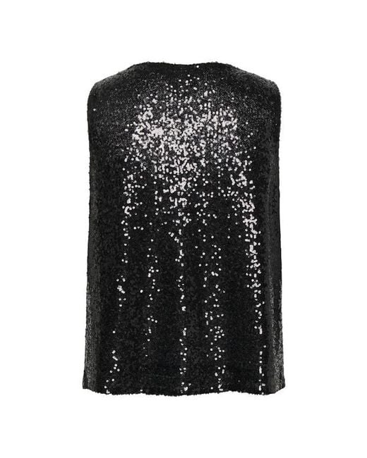 Part Two Black Sleeveless Tops