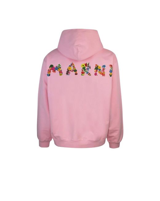 Marni Pink Hoodies for men