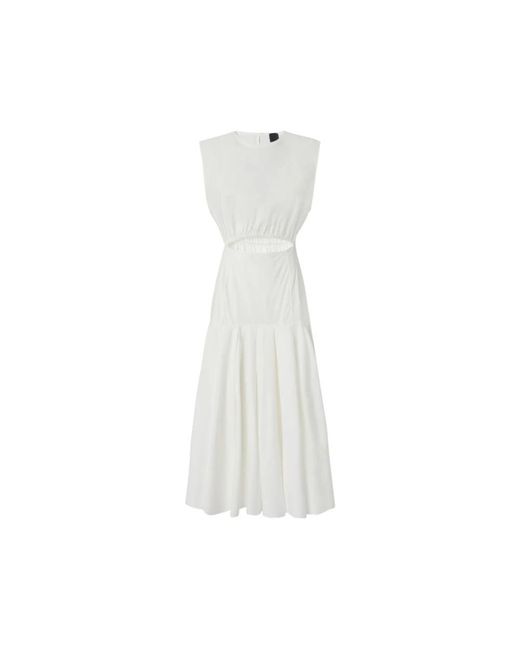 Pinko White Midi Dresses