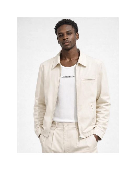 LES HÉRITIERS Jassen ,Work Tech Jacket in het Natural voor heren