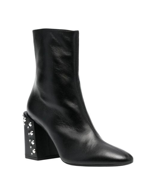 Furla Black Heeled Boots