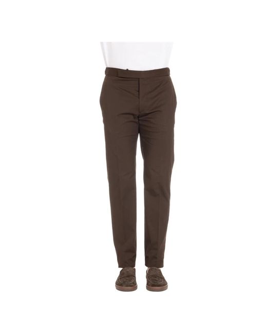 Tagliatore Brown Suit Trousers for men