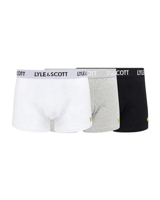 Bottoms di Lyle & Scott in White da Uomo