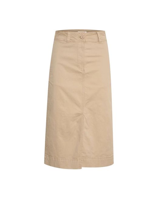 Part Two Natural Midi Skirts