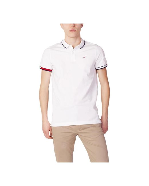 Tommy Hilfiger White Polo Shirts for men