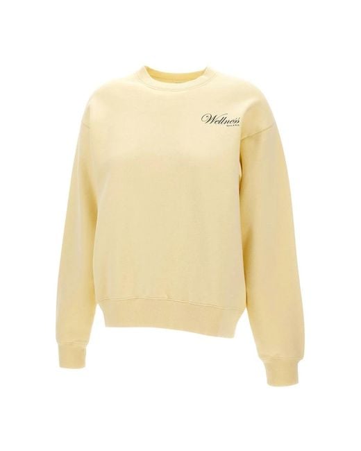 Sporty & Rich Yellow Sweatshirts