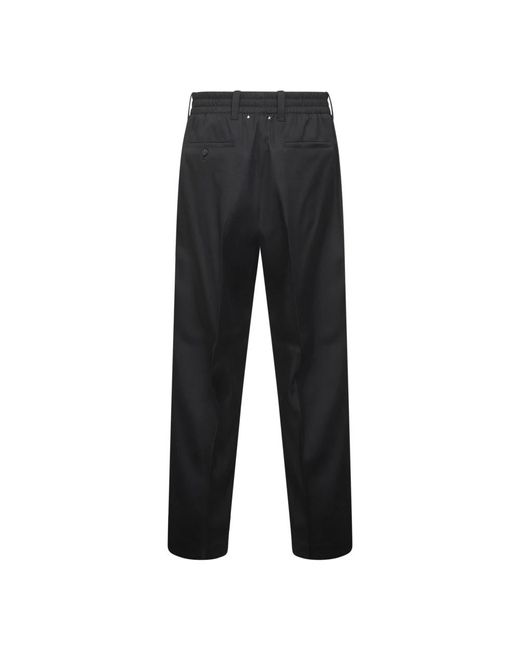 Golden Goose Deluxe Brand Black Straight Trousers for men