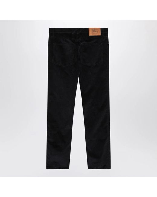 Burberry Black Slim-Fit Trousers for men