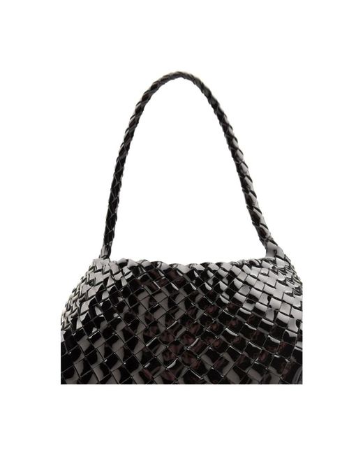 Dragon Diffusion Rosanna Mini S.Croce Leren Tas in het Black