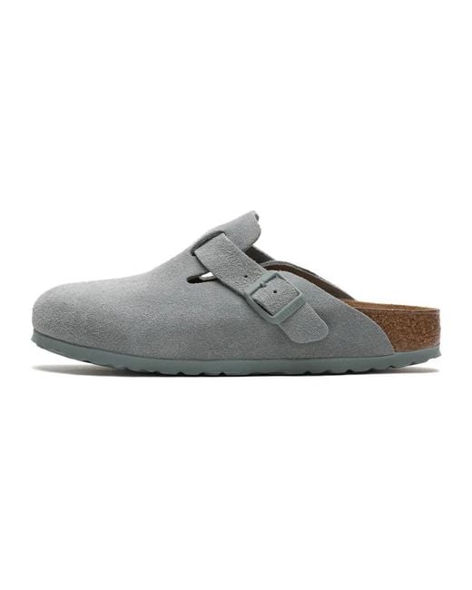 Birkenstock Gray Mules