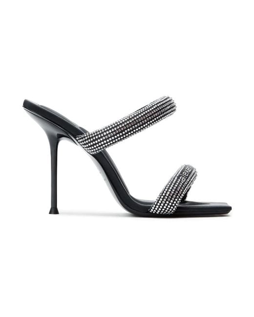 Alexander Wang Black Heeled Mules