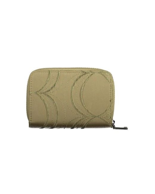 Desigual Green Polyester Wallet