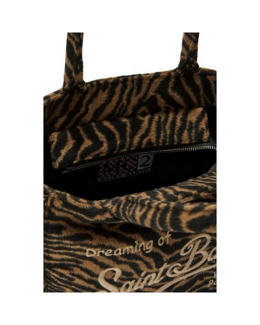 Mc2 Saint Barth Black Shopping Bags