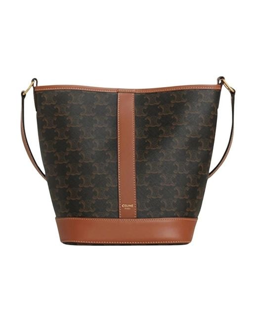 Céline Black Bucket Bags