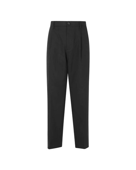 Department 5 Black Suit Trousers for men