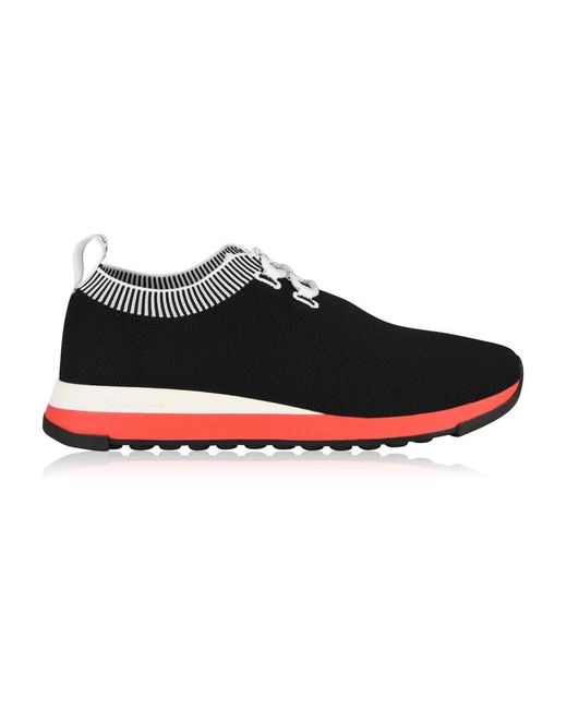 PS by Paul Smith Black Devlon Knitted Runners Sneakers for men