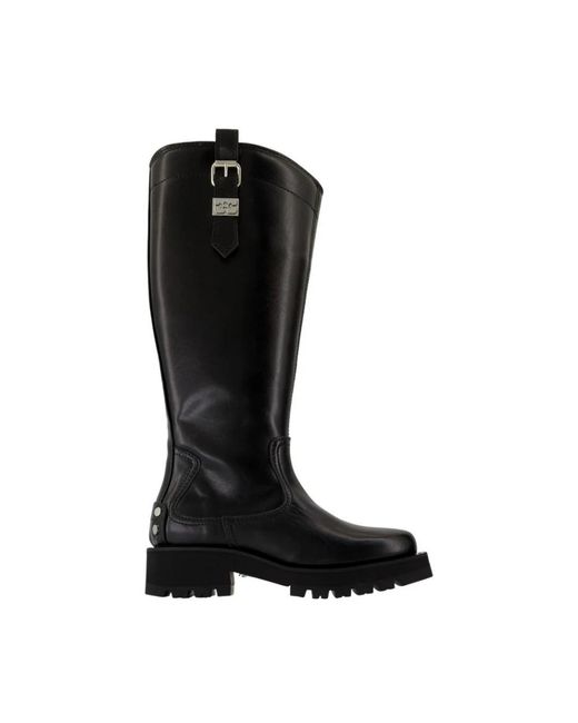 Ganni Black Studs Boots