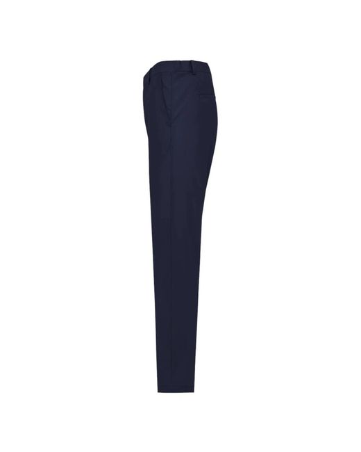 DUNO Blue Slim-Fit Trousers for men