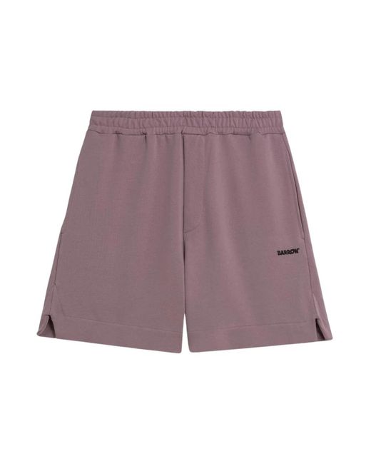 Barrow Purple Casual Shorts for men