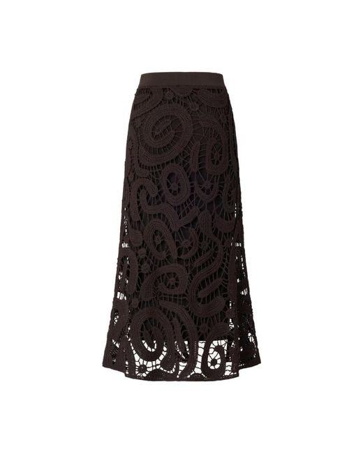 Pinko Black Midi Skirts