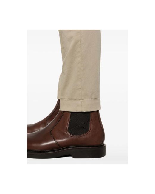 Fay Natural Slim-Fit Trousers for men