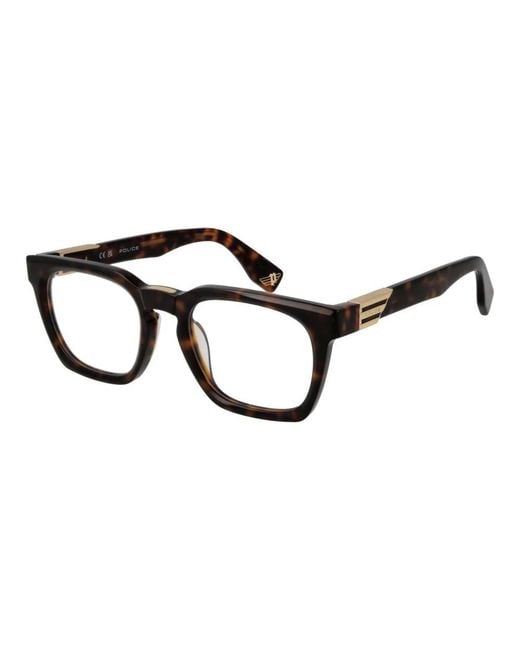 Glasses di Police in Black da Uomo