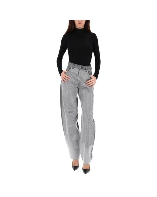 Haikure Gray Loose-Fit Jeans