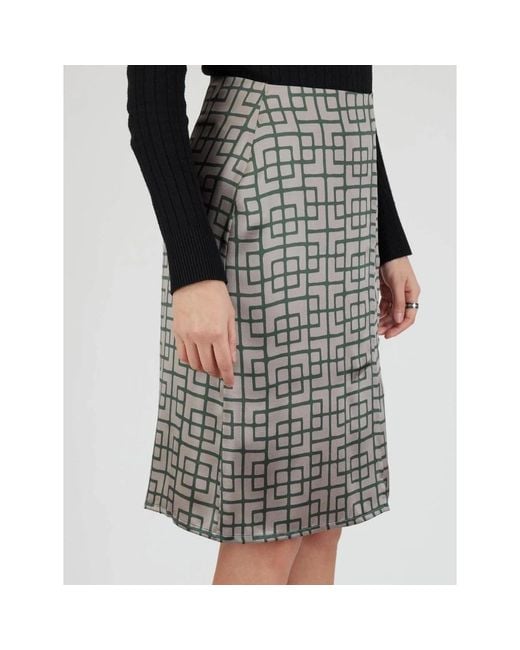 Kiton Black Short Skirts