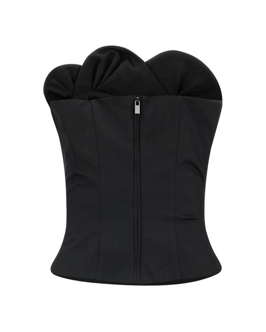 Magda Butrym Black Sleeveless Tops