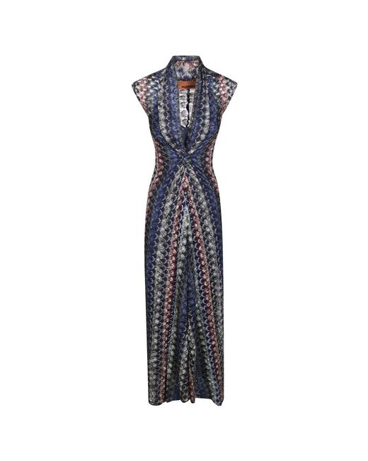Missoni Maxi Jurken in het Blue