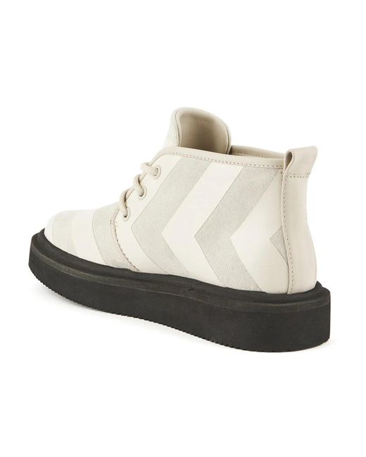 United Nude White Lace-up boots