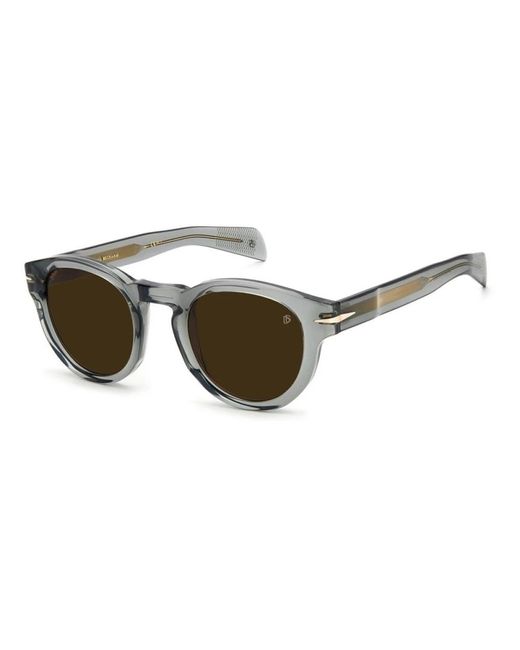 David Beckham Gray Sunglasses