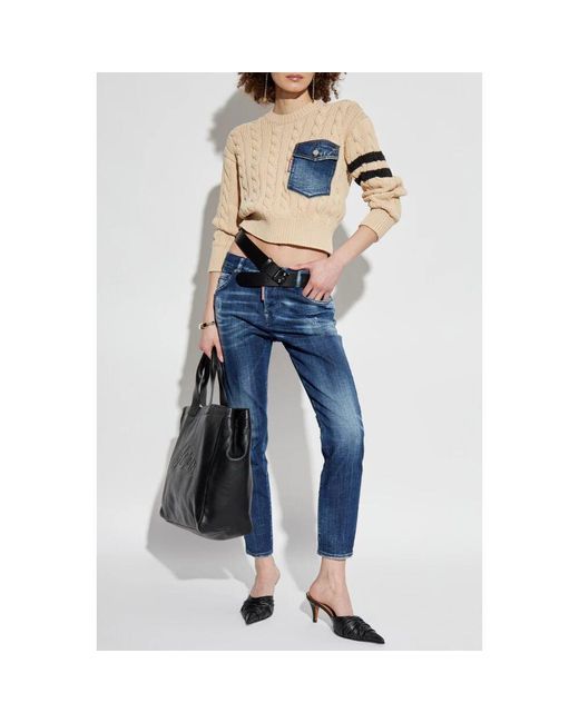DSquared² Blue Pullover mit tasche