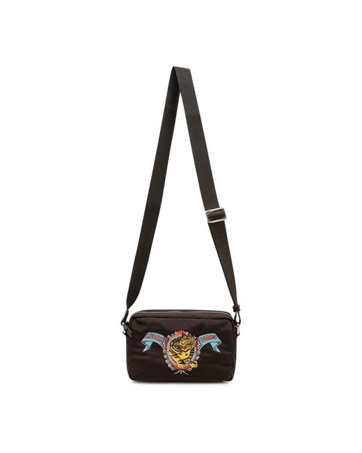 KENZO Black Messenger Bags for men