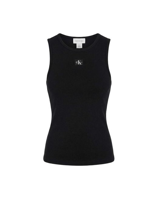 Calvin Klein Sl Woven Label 2X2 Baby in het Black