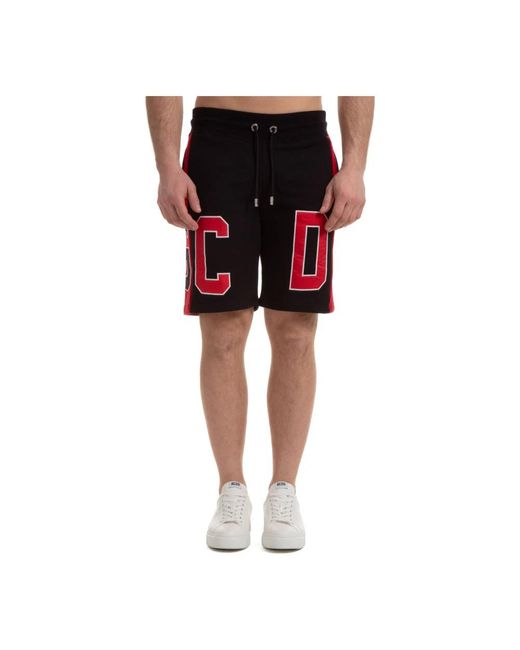 Gcds Red Casual Shorts for men
