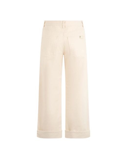 Moncler Natural Wide Trousers