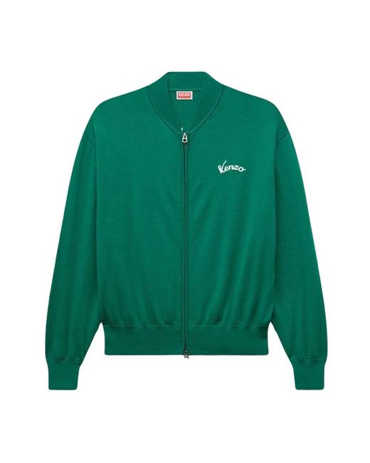 KENZO Green Cardigans for men